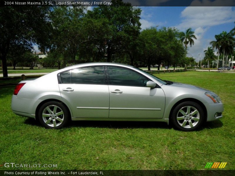 Liquid Silver Metallic / Frost Gray 2004 Nissan Maxima 3.5 SL