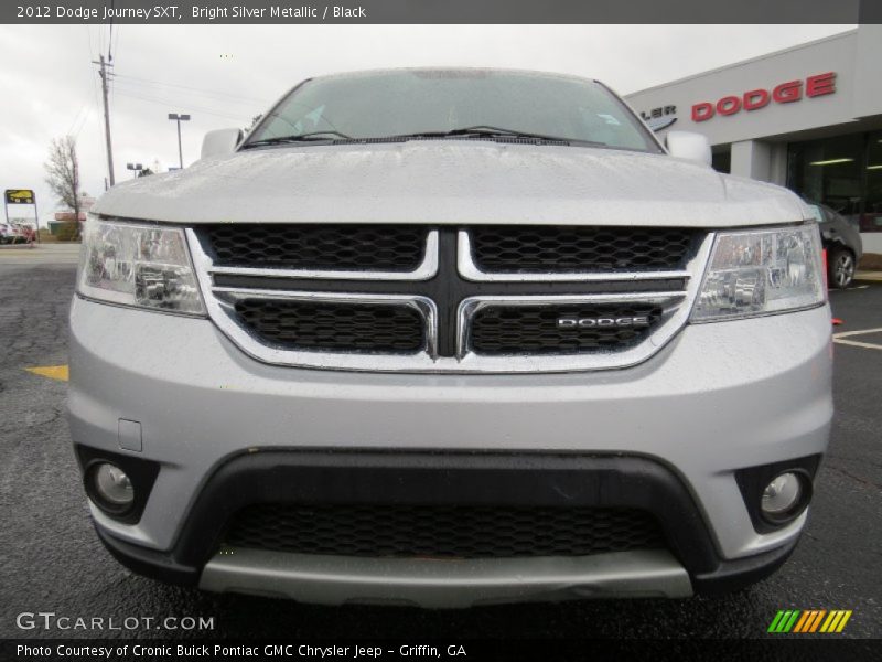 Bright Silver Metallic / Black 2012 Dodge Journey SXT