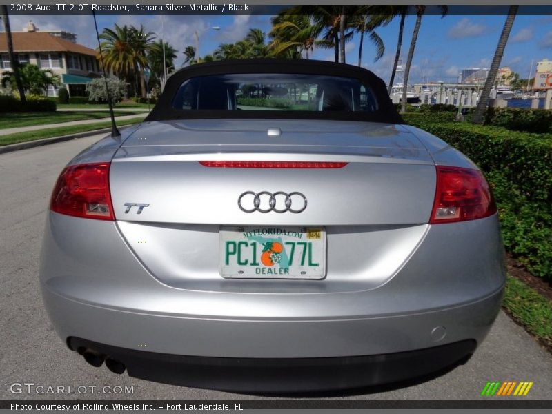 Sahara Silver Metallic / Black 2008 Audi TT 2.0T Roadster
