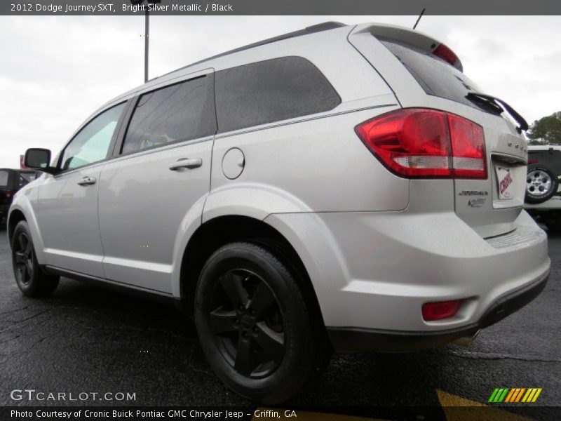 Bright Silver Metallic / Black 2012 Dodge Journey SXT