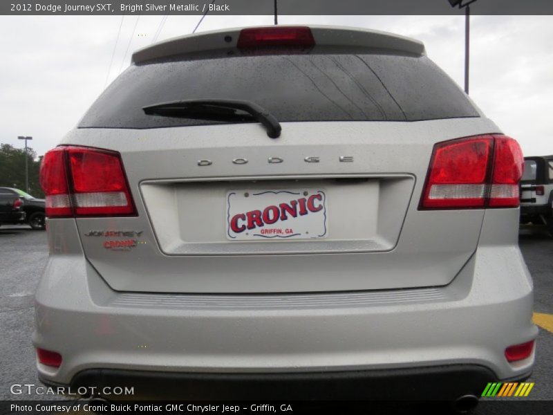Bright Silver Metallic / Black 2012 Dodge Journey SXT