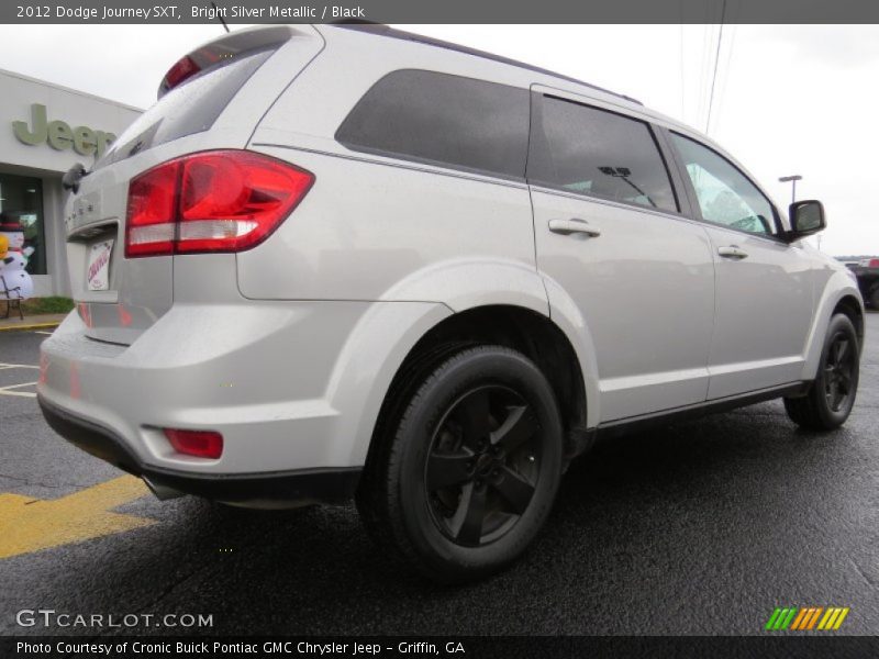 Bright Silver Metallic / Black 2012 Dodge Journey SXT