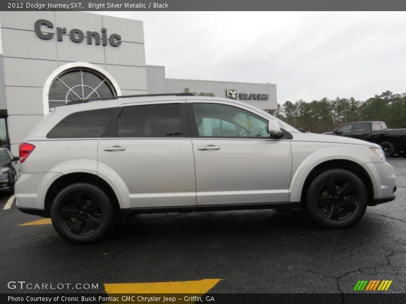 Bright Silver Metallic / Black 2012 Dodge Journey SXT