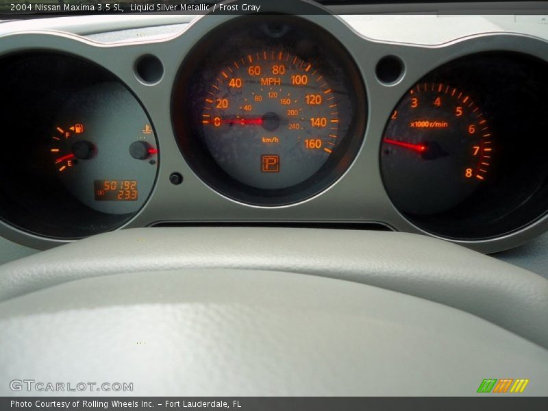 Liquid Silver Metallic / Frost Gray 2004 Nissan Maxima 3.5 SL