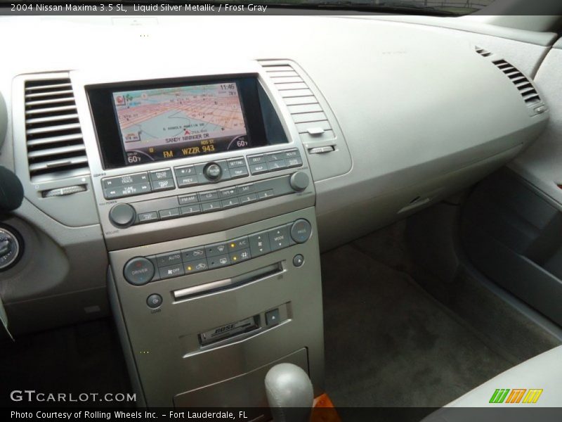 Liquid Silver Metallic / Frost Gray 2004 Nissan Maxima 3.5 SL