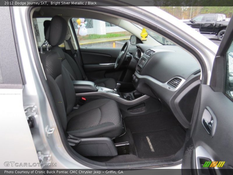 Bright Silver Metallic / Black 2012 Dodge Journey SXT