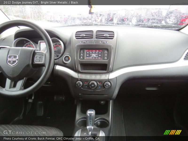 Bright Silver Metallic / Black 2012 Dodge Journey SXT