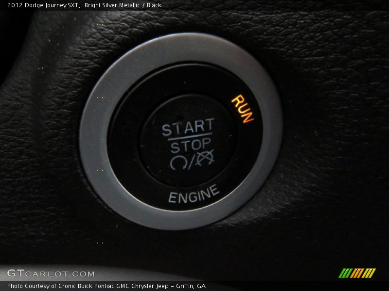 Bright Silver Metallic / Black 2012 Dodge Journey SXT