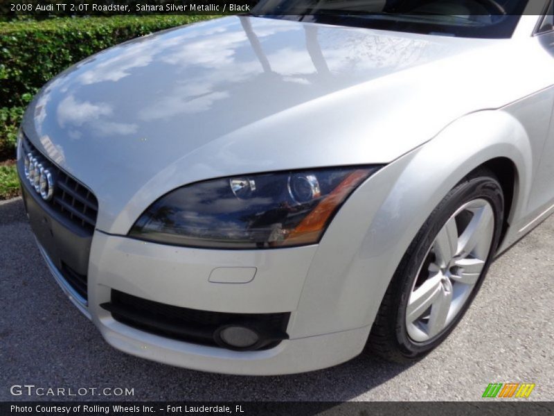 Sahara Silver Metallic / Black 2008 Audi TT 2.0T Roadster
