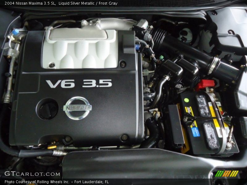 Liquid Silver Metallic / Frost Gray 2004 Nissan Maxima 3.5 SL