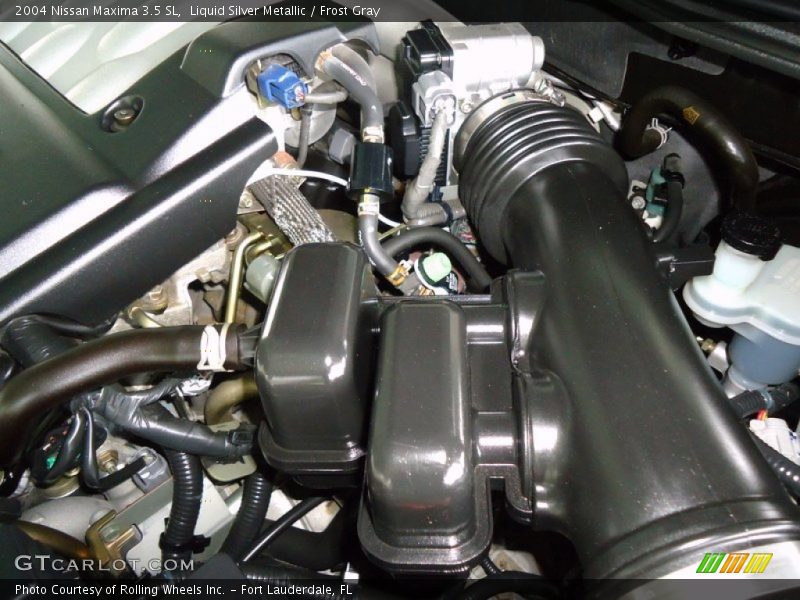 Liquid Silver Metallic / Frost Gray 2004 Nissan Maxima 3.5 SL
