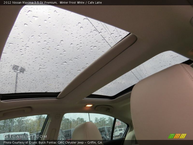 Winter Frost White / Cafe Latte 2012 Nissan Maxima 3.5 SV Premium