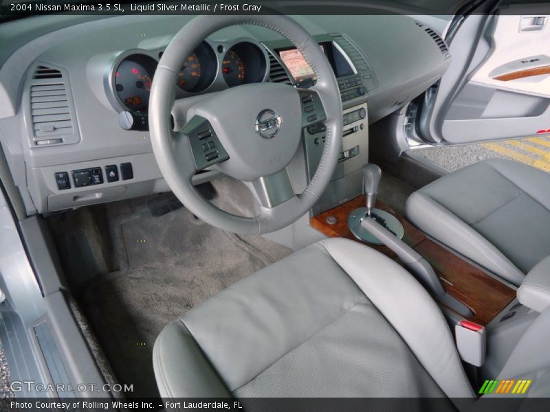 Liquid Silver Metallic / Frost Gray 2004 Nissan Maxima 3.5 SL
