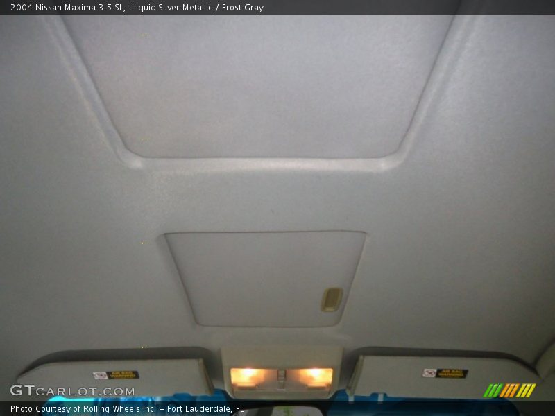 Liquid Silver Metallic / Frost Gray 2004 Nissan Maxima 3.5 SL