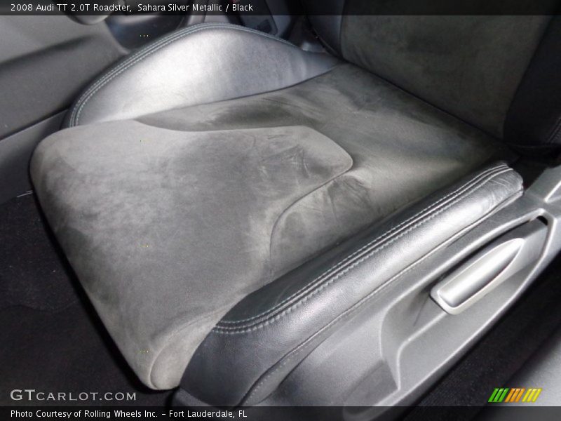 Sahara Silver Metallic / Black 2008 Audi TT 2.0T Roadster