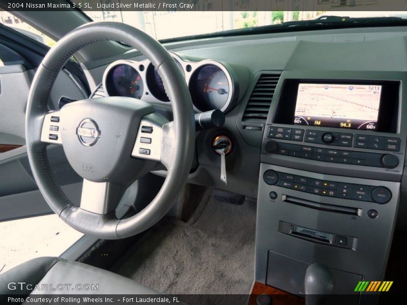 Liquid Silver Metallic / Frost Gray 2004 Nissan Maxima 3.5 SL