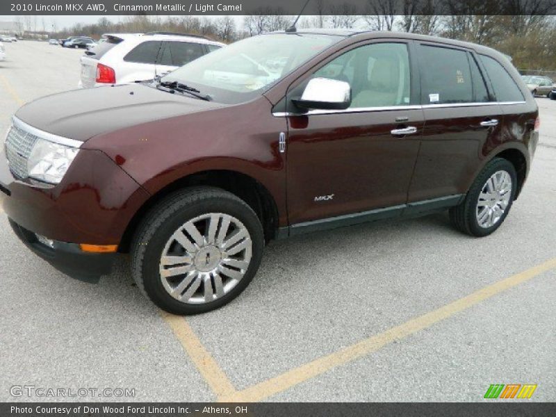 Cinnamon Metallic / Light Camel 2010 Lincoln MKX AWD