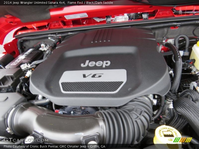 Flame Red / Black/Dark Saddle 2014 Jeep Wrangler Unlimited Sahara 4x4