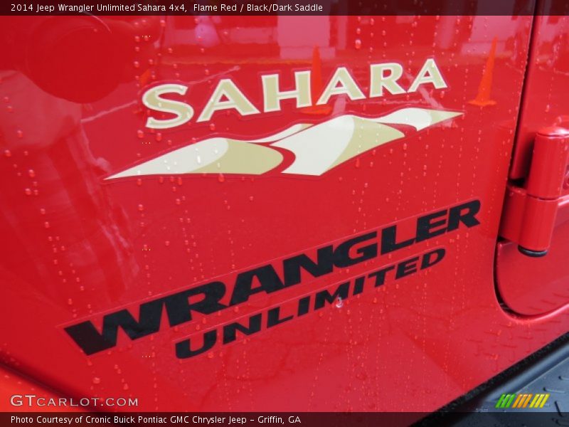 Flame Red / Black/Dark Saddle 2014 Jeep Wrangler Unlimited Sahara 4x4
