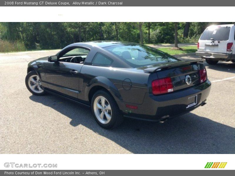Alloy Metallic / Dark Charcoal 2008 Ford Mustang GT Deluxe Coupe