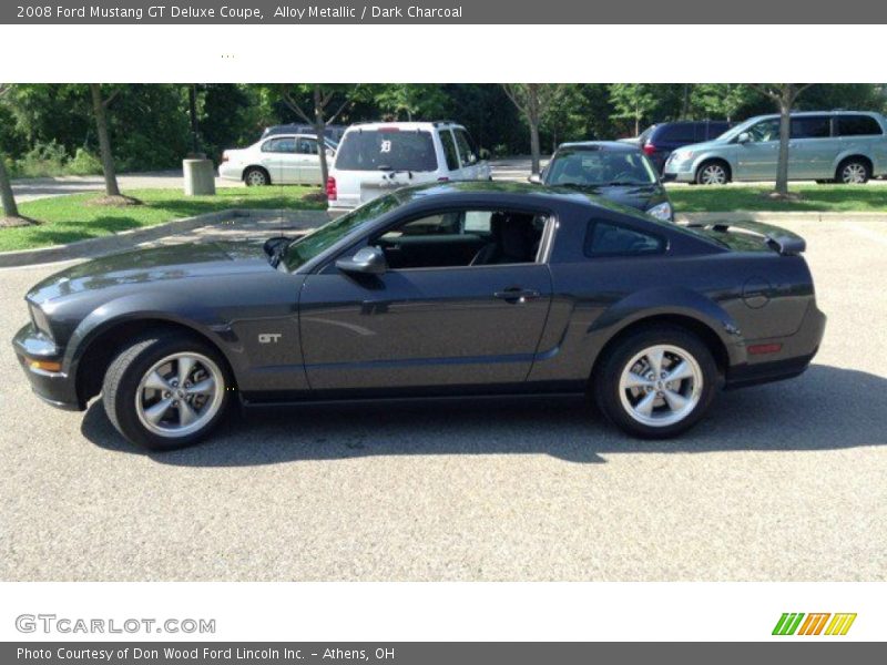 Alloy Metallic / Dark Charcoal 2008 Ford Mustang GT Deluxe Coupe