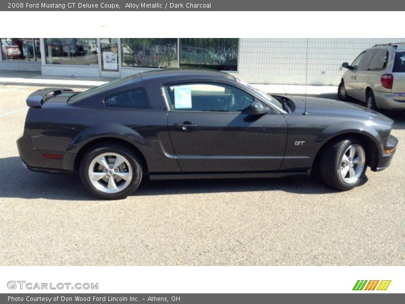 Alloy Metallic / Dark Charcoal 2008 Ford Mustang GT Deluxe Coupe