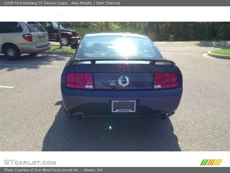 Alloy Metallic / Dark Charcoal 2008 Ford Mustang GT Deluxe Coupe