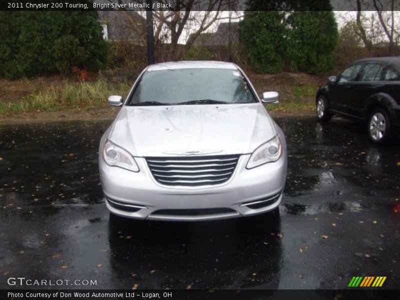 Bright Silver Metallic / Black 2011 Chrysler 200 Touring