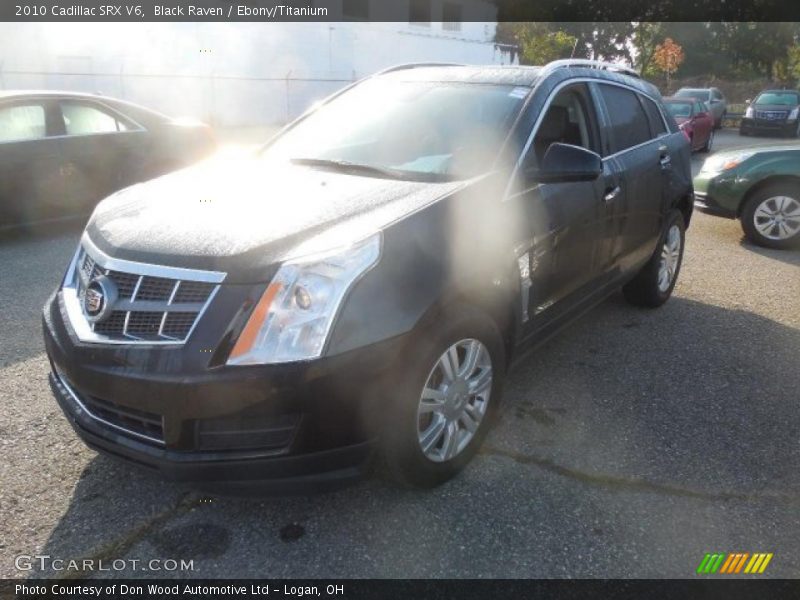 Black Raven / Ebony/Titanium 2010 Cadillac SRX V6