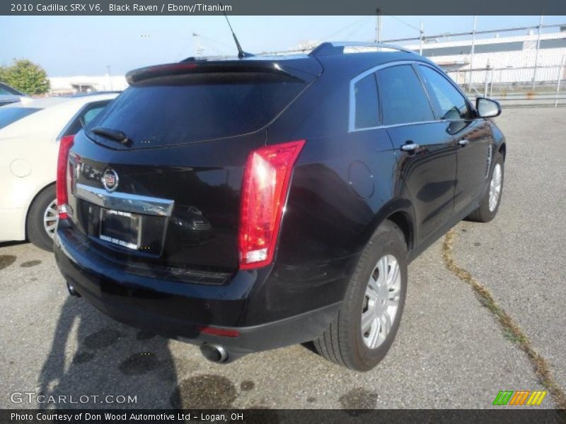Black Raven / Ebony/Titanium 2010 Cadillac SRX V6