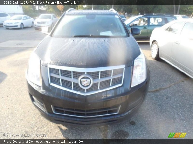 Black Raven / Ebony/Titanium 2010 Cadillac SRX V6