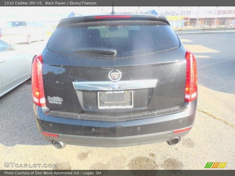 Black Raven / Ebony/Titanium 2010 Cadillac SRX V6