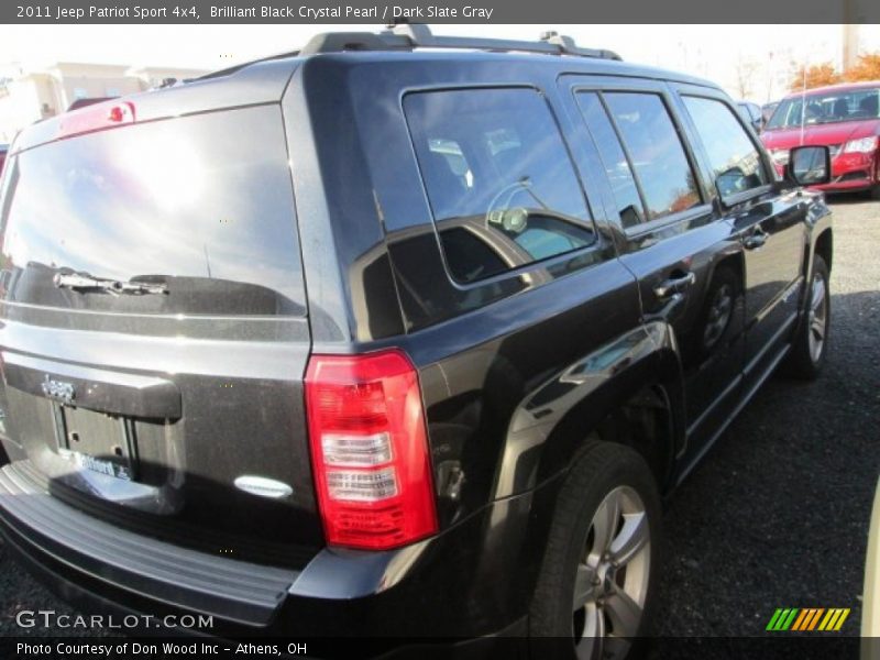 Brilliant Black Crystal Pearl / Dark Slate Gray 2011 Jeep Patriot Sport 4x4