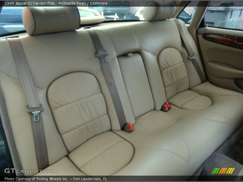 Rear Seat of 1998 XJ Vanden Plas
