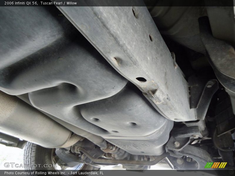 Undercarriage of 2006 QX 56