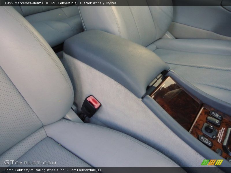 Glacier White / Oyster 1999 Mercedes-Benz CLK 320 Convertible