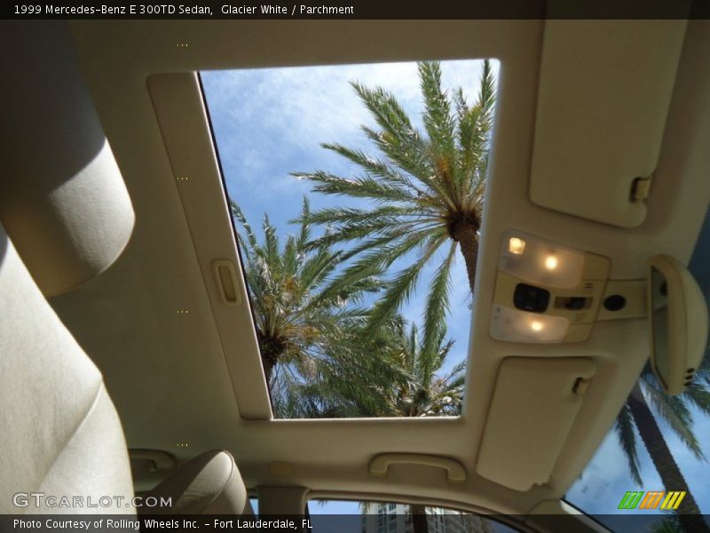 Sunroof of 1999 E 300TD Sedan