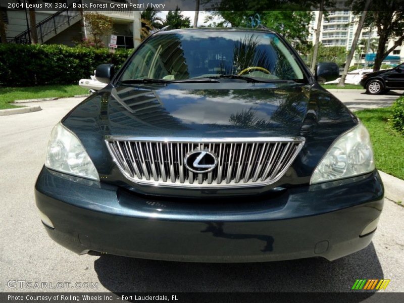 Black Forest Green Pearl / Ivory 2004 Lexus RX 330