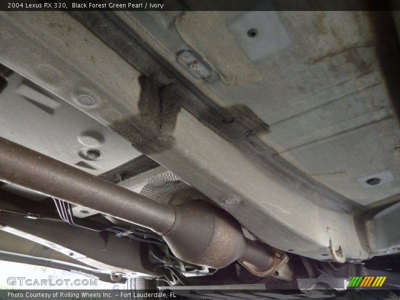 Black Forest Green Pearl / Ivory 2004 Lexus RX 330