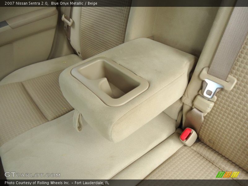 Blue Onyx Metallic / Beige 2007 Nissan Sentra 2.0
