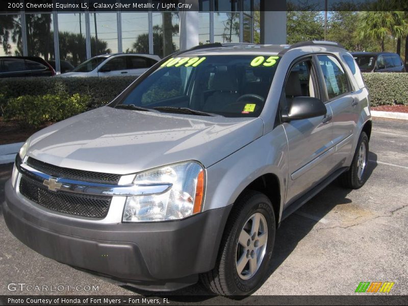 Galaxy Silver Metallic / Light Gray 2005 Chevrolet Equinox LS