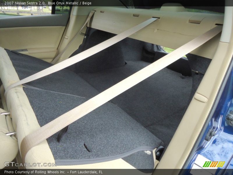 Blue Onyx Metallic / Beige 2007 Nissan Sentra 2.0
