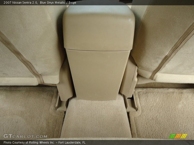 Blue Onyx Metallic / Beige 2007 Nissan Sentra 2.0