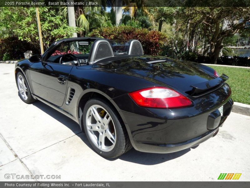 Basalt Black Metallic / Black 2005 Porsche Boxster