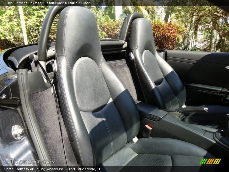 Basalt Black Metallic / Black 2005 Porsche Boxster