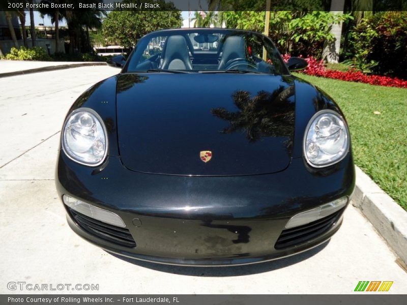 Basalt Black Metallic / Black 2005 Porsche Boxster