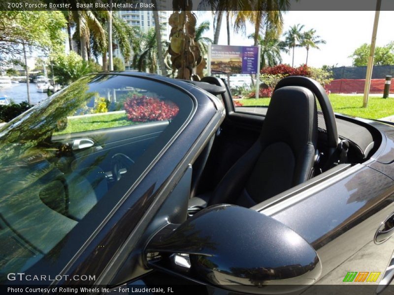 Basalt Black Metallic / Black 2005 Porsche Boxster