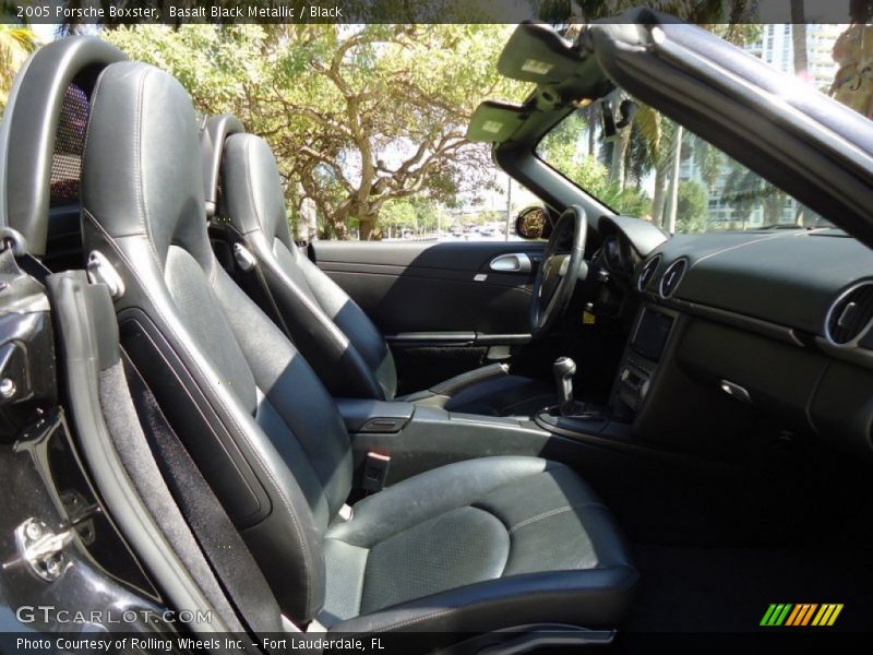 Basalt Black Metallic / Black 2005 Porsche Boxster