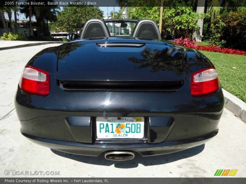 Basalt Black Metallic / Black 2005 Porsche Boxster