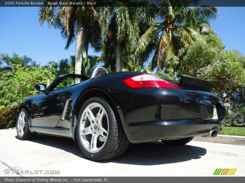 Basalt Black Metallic / Black 2005 Porsche Boxster